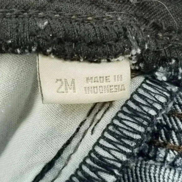 Loft Sz 2M Maternity Blue Denim Jeans Cotton Blend - Picture 6 of 12